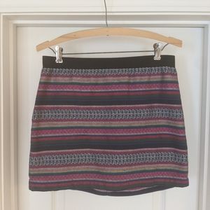 American Eagle Multi-colored Striped Skirt 6